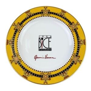 Versace Germany Vintage 10 Inch Plate BICE Restaurante limited ed.